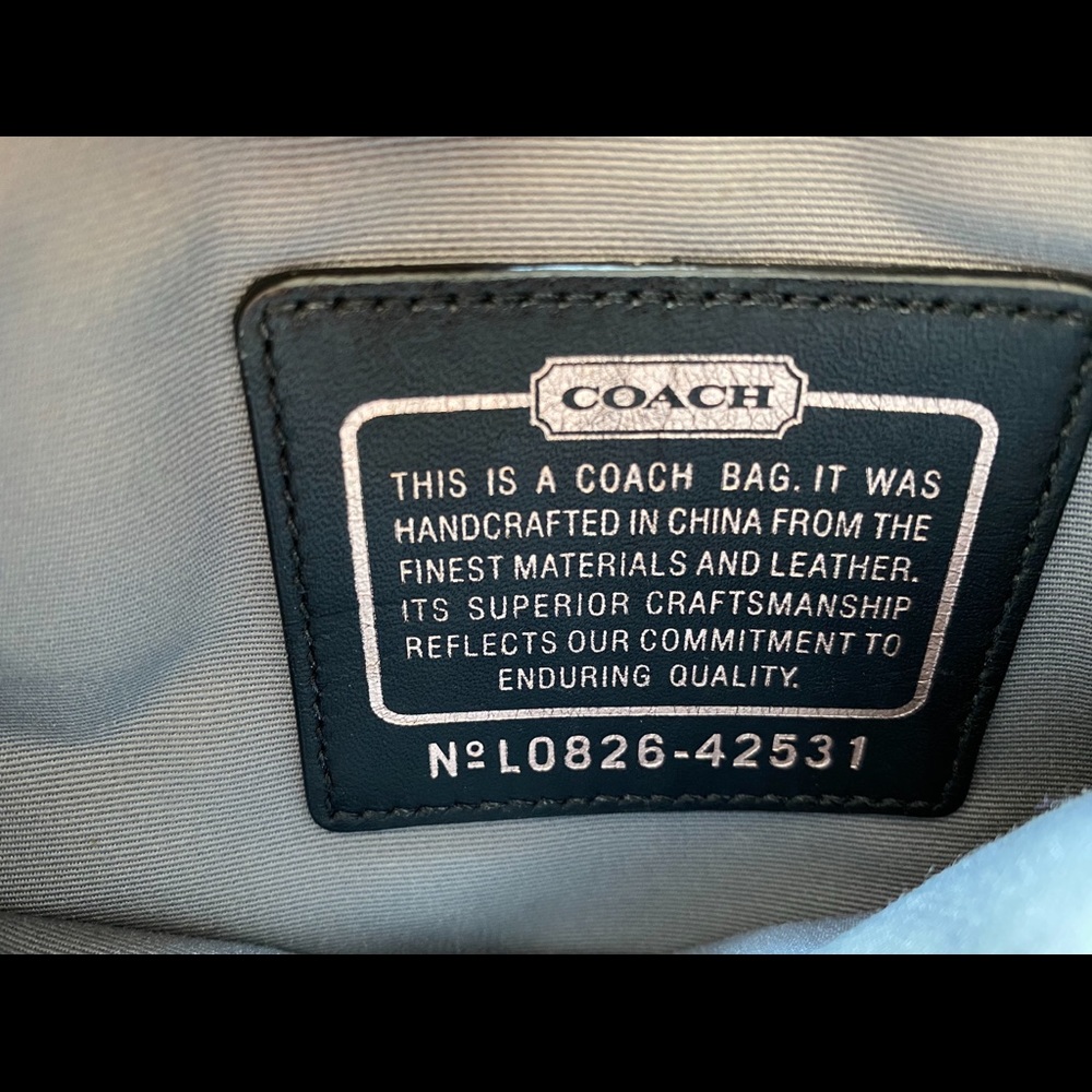 COACH Black cloth Crossbody - Picture 8 of 8